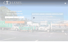 Tablet Screenshot of lexelmoving.com